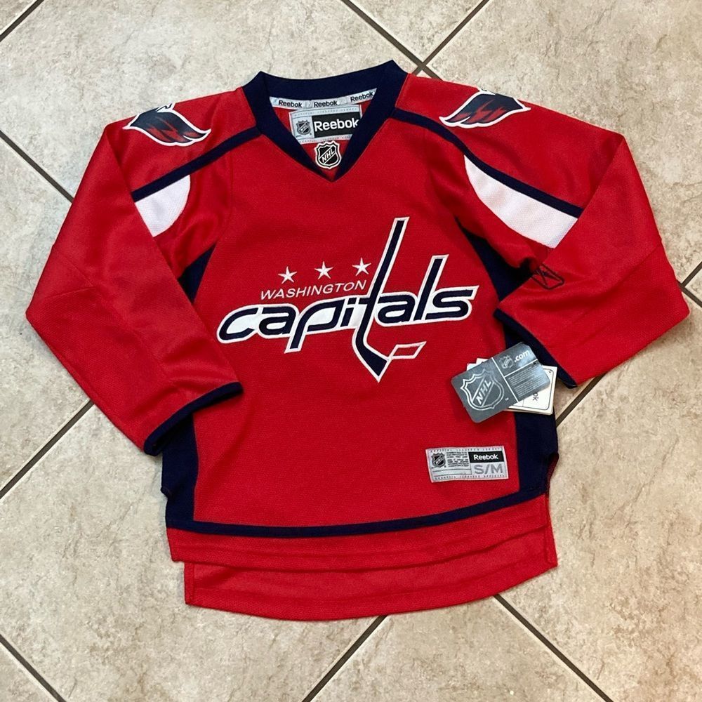 Washington Capitals NHL Hockey Jersey Youth Boys Size: S/M